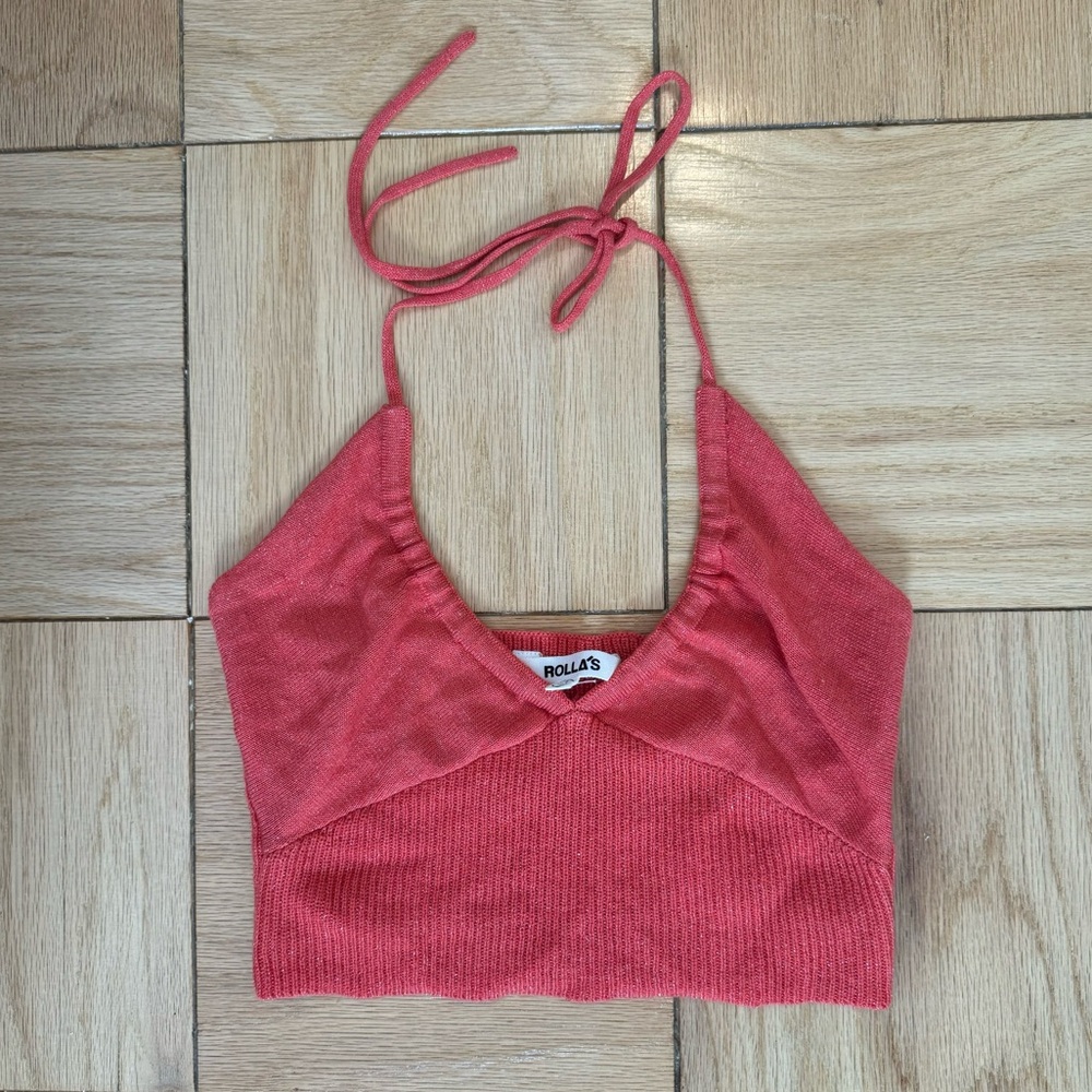 Rollas Sweater Halter Tank
